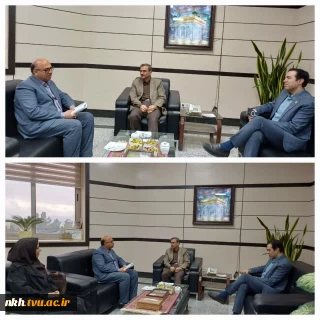 دیدار رئیس دانشگاه ملی مهارت واحد استان خراسان شمالی با معاون هماهنگی امور  عمرانی استانداری خراسان شمالی