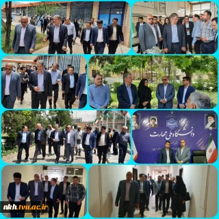 بازدید جناب آقای دکتر زمانی، رئیس دانشگاه ملی مهارت به همراه آقای دکتر فخر موسوی، مدیرکل حوزه ریاست و روابط عمومی و خانم دکتر هاشمی، مدیرکل برنامه‌ریزی آموزشی دانشگاه ملی مهارت و دکتر ابراهیم محمدی رازی رئیس دانشگاه ملی مهارت استان خراسان شمالی از آموزشکده پسران شیروان