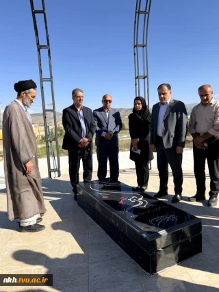 بازدید دکتر زمانی، رئیس دانشگاه ملی مهارت و هیئت همراه از آموزشکده پسران بجنورد و ادای احترام به مقام شامخ شهید گمنام